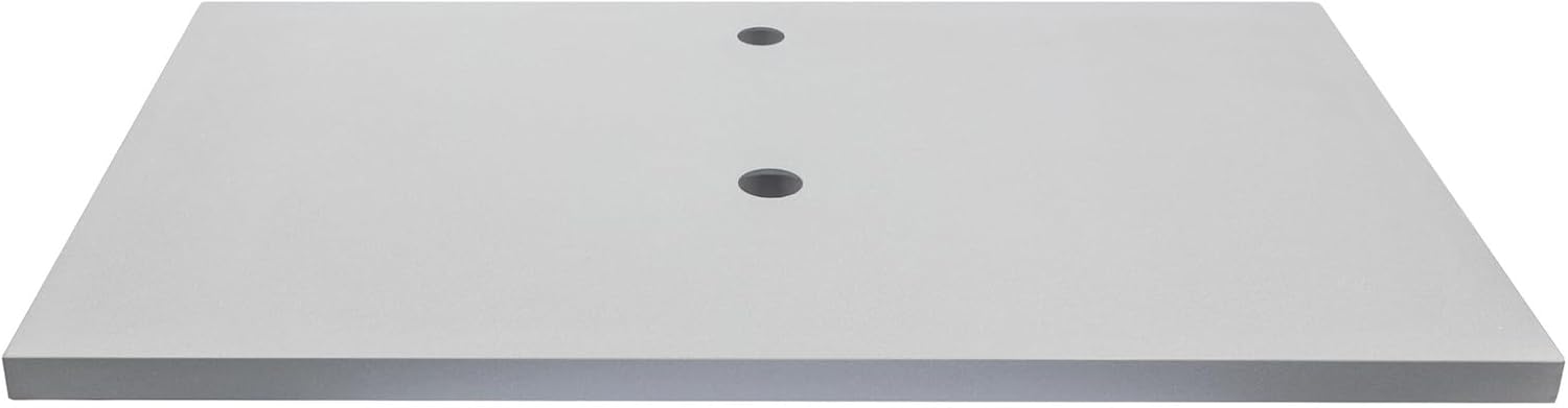 Eden Bath White 37"x22" Terrazzo Vanity Countertop - Pre-Drilled for Vessel Sinks