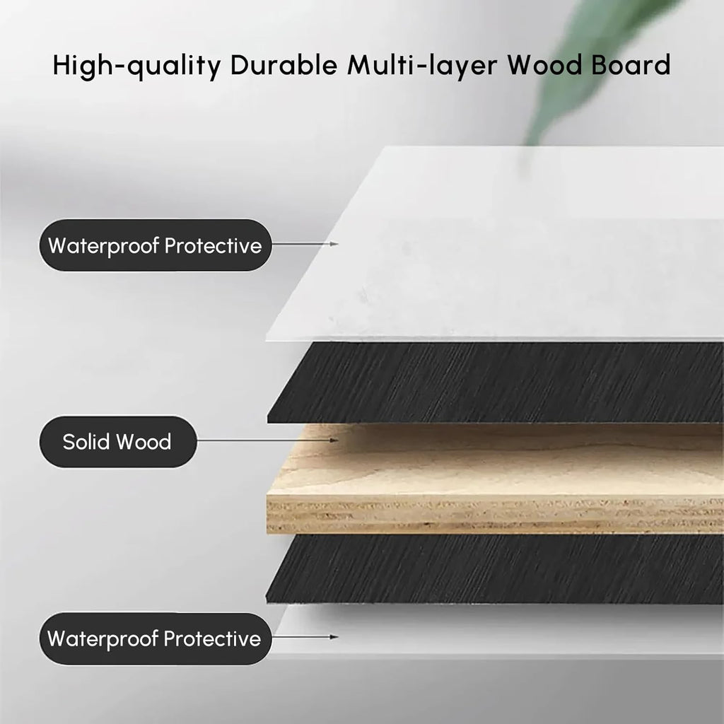 KunMai 35.4" Black Floating Bathroom Vanity with Sink – Modern Wall Mounted Bathroom Cabinet with Sintered Stone Countertop, Soft-Close Drawers, Space-Saving Vanity for Small Bathrooms