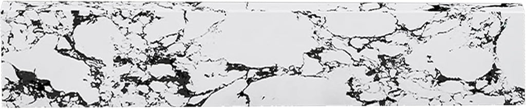 Montary 49"x 22" Artificial Marble Bathroom Vanity Top with Undermounted Ceramic Sink & Backsplash, Engineered Stone Bathroom Vanity Sink Tops with 3 Pre-Drilled Hole, Panda White