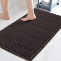 H.VERSAILTEX Waffle Bath Mat Super Absorbent Bathroom Mats Non Slip Bath Rugs for Bathroom Floor Machine Washable Ultra Soft Bathroom Rugs for Beside Tub, (32 x 20 Plus 24 x 60 - Inches, Irish Cream)